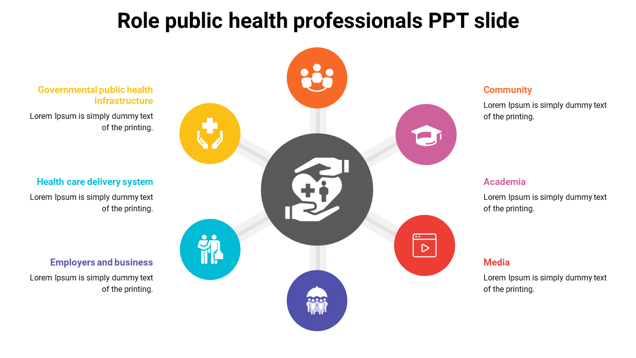 Role public health professionals PPT slide